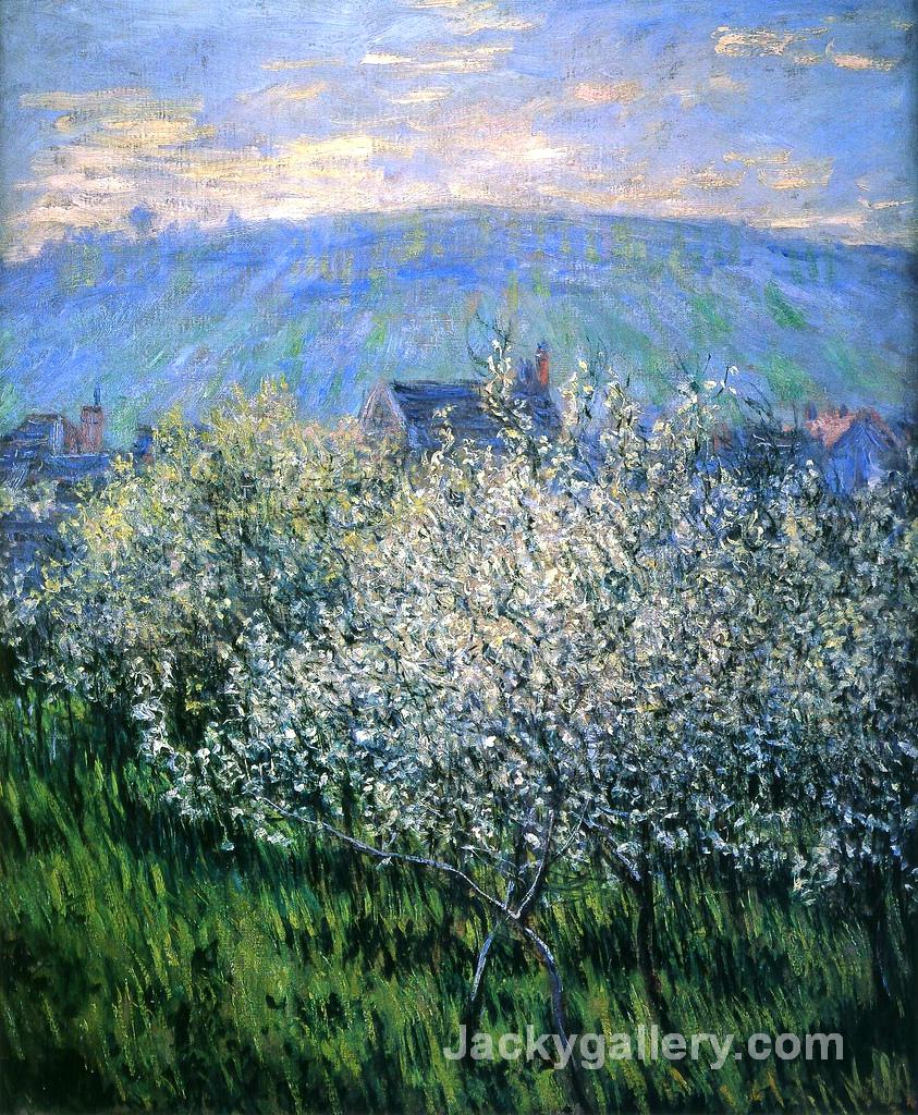 Plums Blossom by Claude Monet paintings reproduction